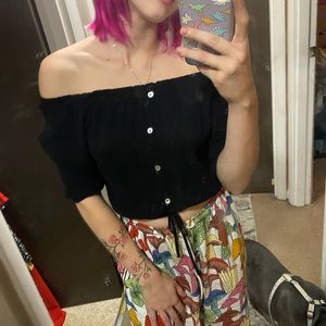 Off the shoulder shirt